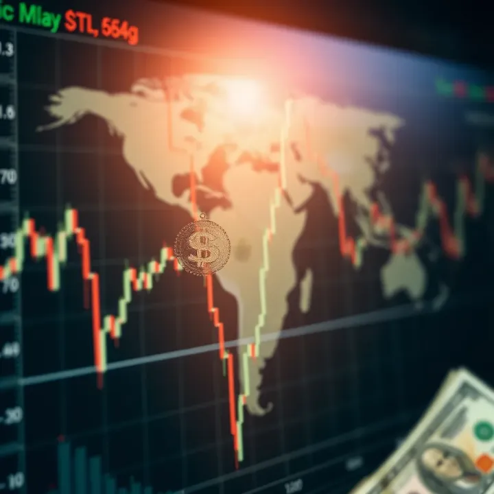 Trends in US Dollar Value Against Global Currencies Graph showing fluctuations in the US dollar value against major currencies highlighting economic trends
