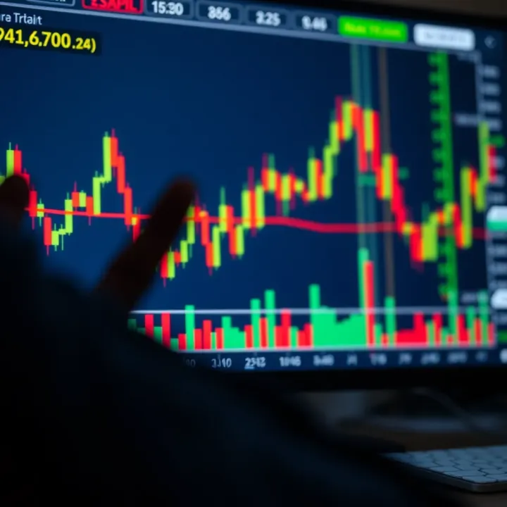 Chart depicting trading strategies and risk management techniques for trading the Volatility Index
