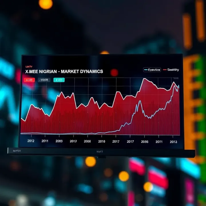 Influence of the X Empire Listing on Nigerian Market Dynamics Chart illustrating the impact of the X Empire listing on Nigerian market trends and investor activity