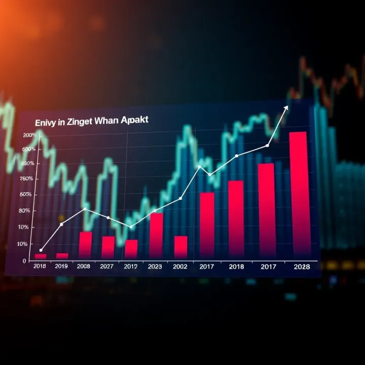 Growth of Zhong Shanshan's Companies and Global Market Impact Graph depicting the growth of Zhong Shanshan's key companies and their global market impact